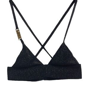 GCDS Black Bralette